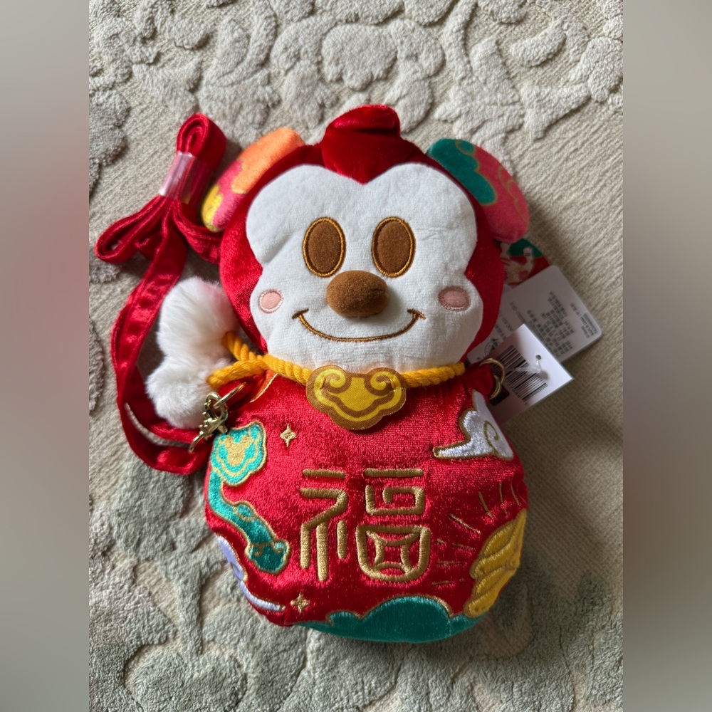 Brand New Origina Shanghai Disney New Year Mickey “HAPPINESS&JOY” shoulder bag